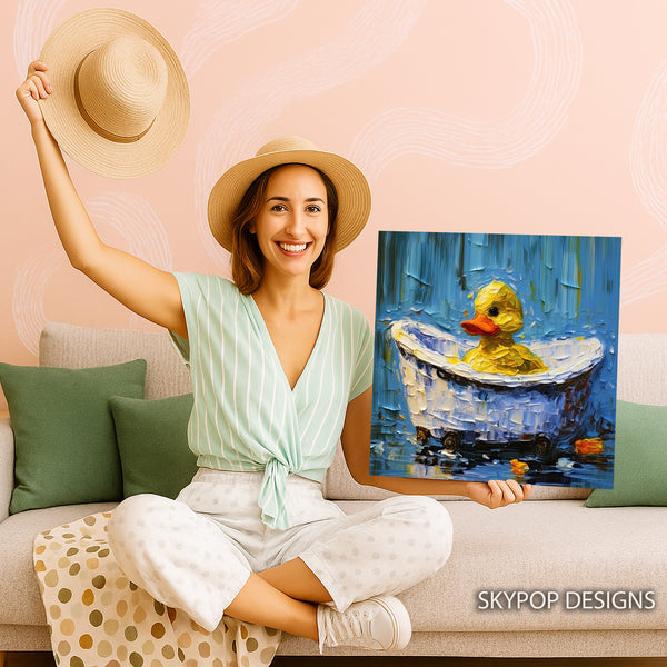 Duck Bath Time Art - View 3