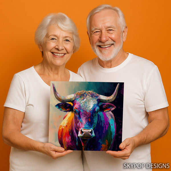 Highland Cow Art - View 3