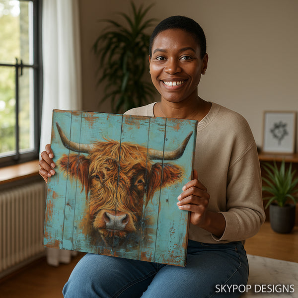 Highland Cow Art - View 3