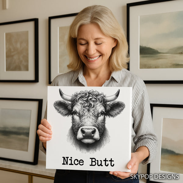 Highland Cow Art - View 3