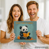 Panda Reading Book Art - View 3