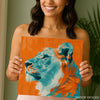 Lion Abstract Art - View 3