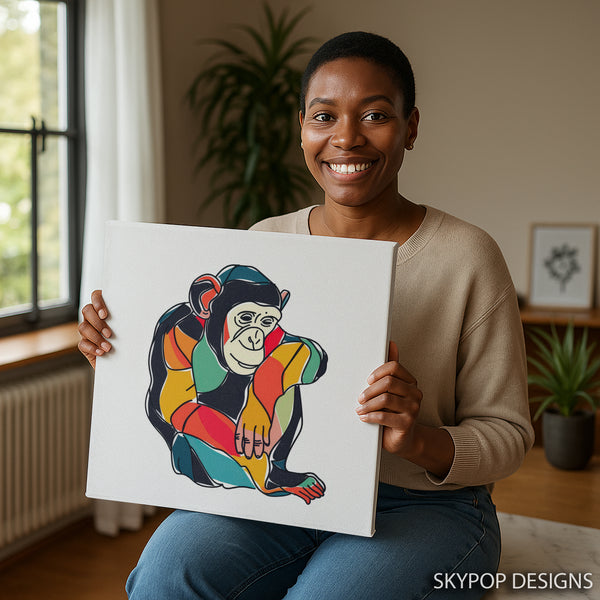 Chimpanzee Art - View 3