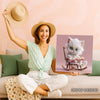 Cat Reading Art - View 3