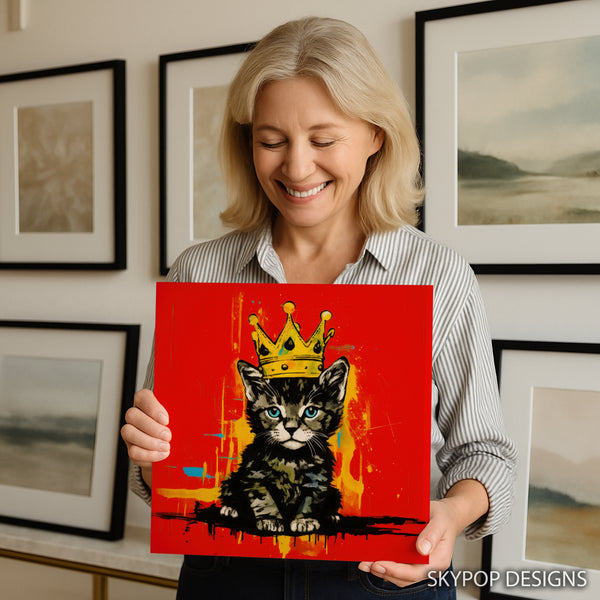 King Cat Crown Art - View 3