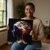 African American Profile Art - View 3