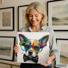 Dog With Glasses Art - View 3