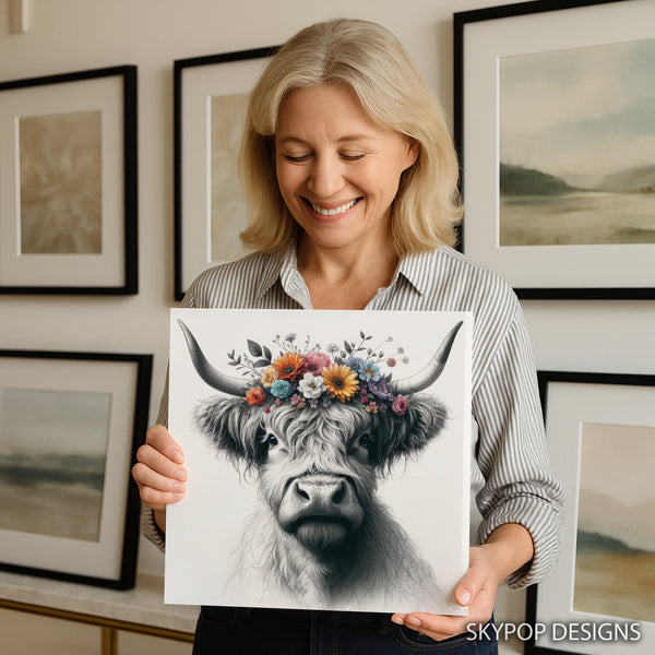 Highland Cow Art - View 3