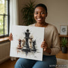 Chess Pieces Art - View 3