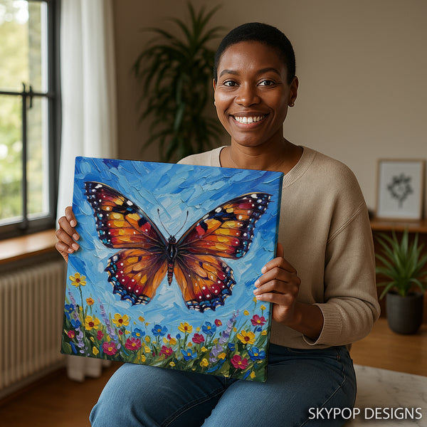 Butterfly Meadow Art - View 3
