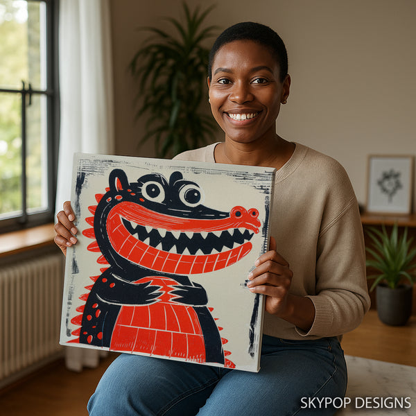 Crocodile Art - View 3