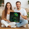 Emerald Bloom Vase Art - View 3