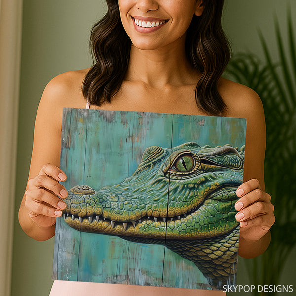 Crocodile Art - View 3