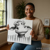 Highland Cow Art - View 3