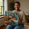 Orangutan Portrait Art - View 3