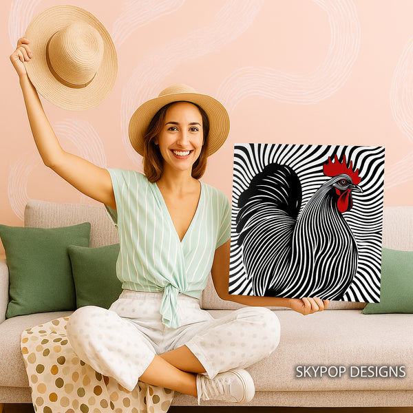 Rooster Art - View 3