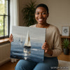 Sailboats at Sea Art - View 3