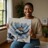 Golden Petal Bloom Art - View 3