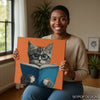 Cat Reading Art - View 3