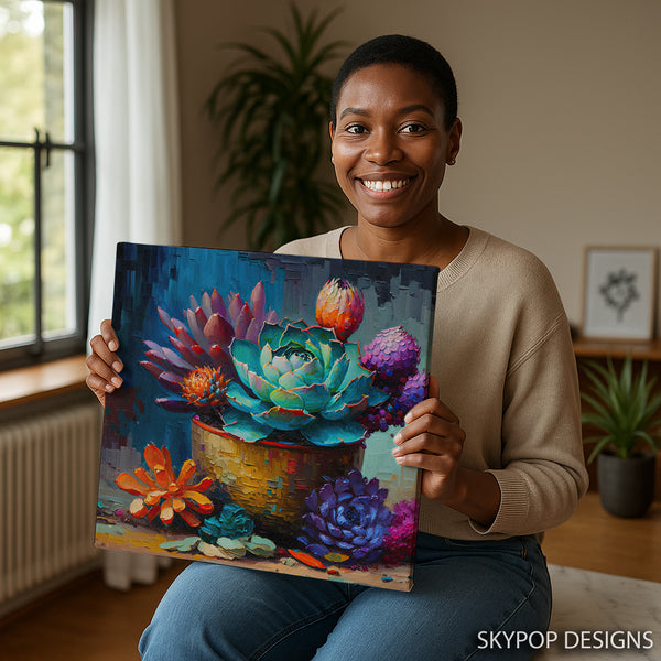 Succulent Garden Art - View 3