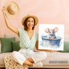 Mouse Bath Time Art - View 3