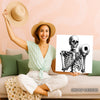 Skeleton Toilet Paper Art - View 3
