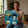 Basquiat Inspired Figures Art - View 3