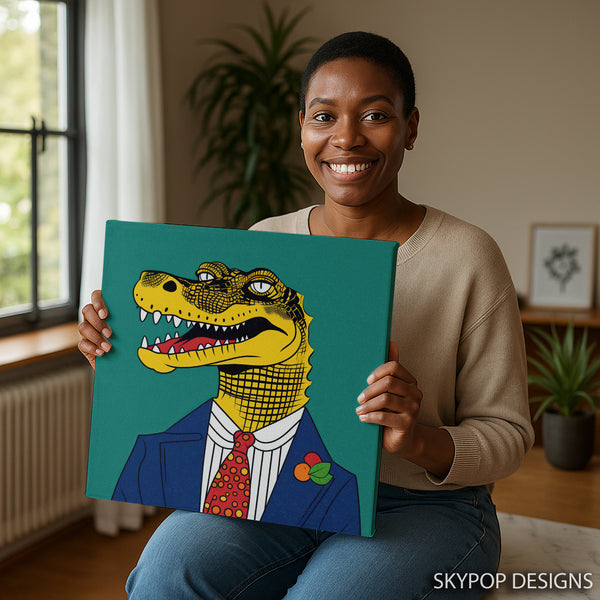 Crocodile Art - View 3