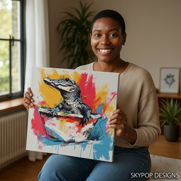 Crocodile Art - View 3