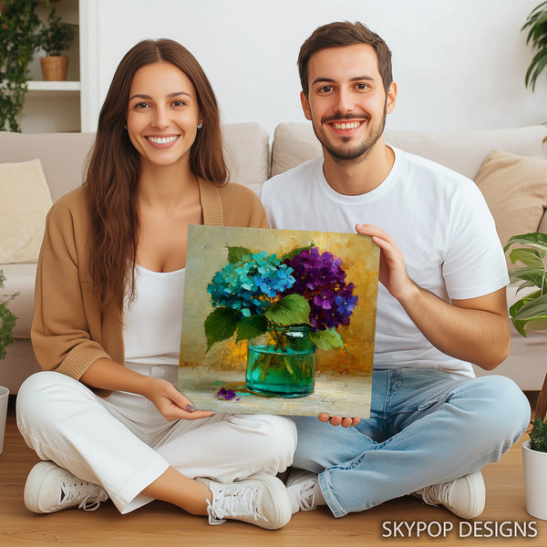 Hydrangea Bloom Art - View 3