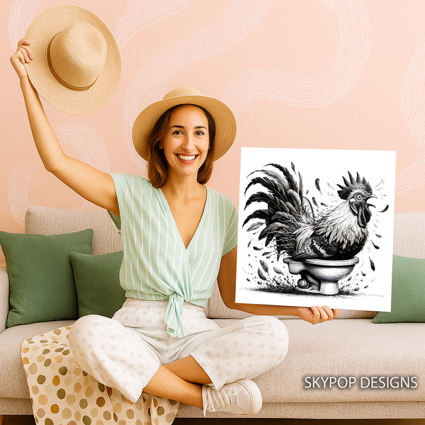 Rooster Art - View 3