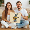 Donkey Playing Guitar Art - View 3