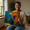 Gerbera Vase Art - View 3