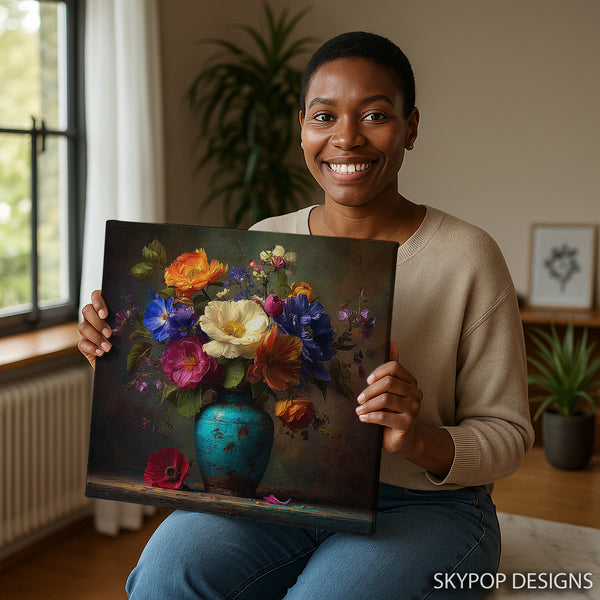 Vibrant Floral Art - View 3