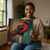 Scarlet Tanager Bird Art - View 3