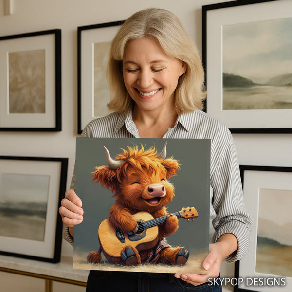 Highland Cow Art - View 3