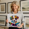 Yorkshire Terrier Reading Art - View 3