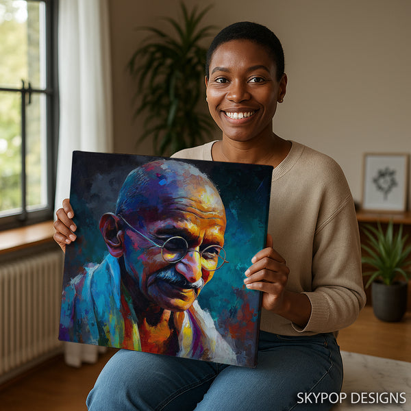 Gandhi Portrait Art - View 3