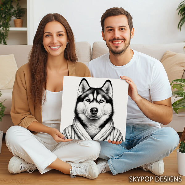 Siberian Husky Art - View 3