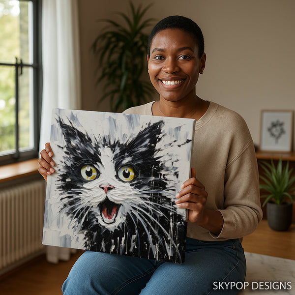 Cat Scream Art - View 3