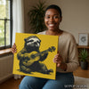 Sloth Guitar Art - View 3