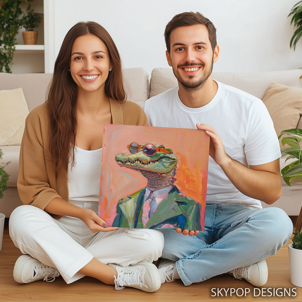 Crocodile Art - View 3