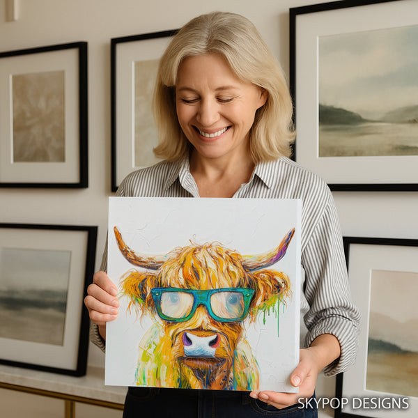 Highland Cow Art - View 3