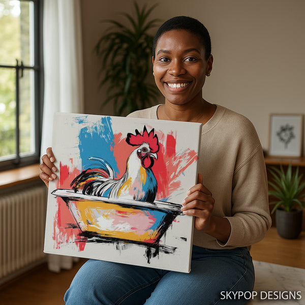 Rooster Art - View 3