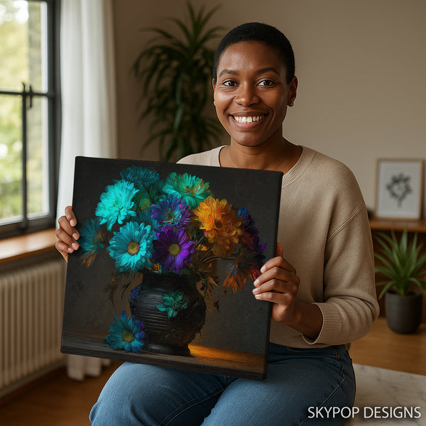 Chrysanthemums Art - View 3