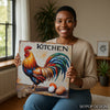 Rooster and Eggs Art - View 3