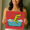 Crocodile Bath Art - View 3