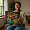 Vibrant Floral Arrangement Art - View 3