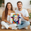 Sheep Reading Glasses Art - View 3