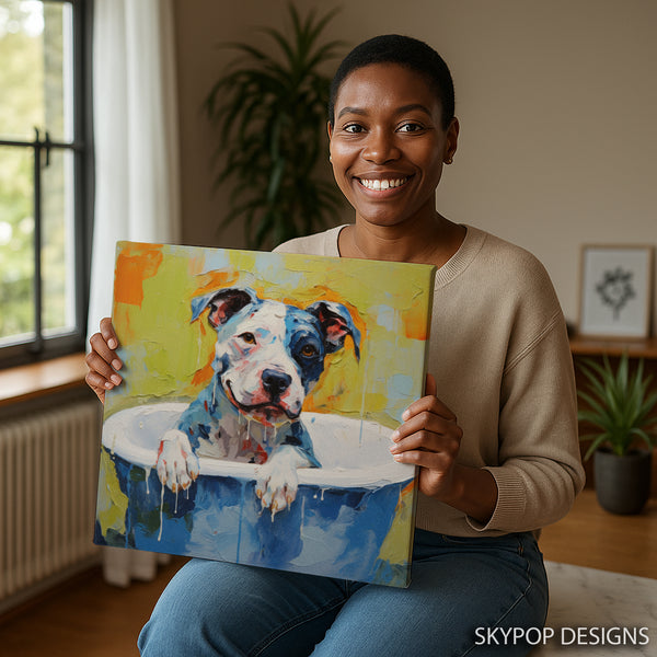 Pitbull Terrier Art - View 3